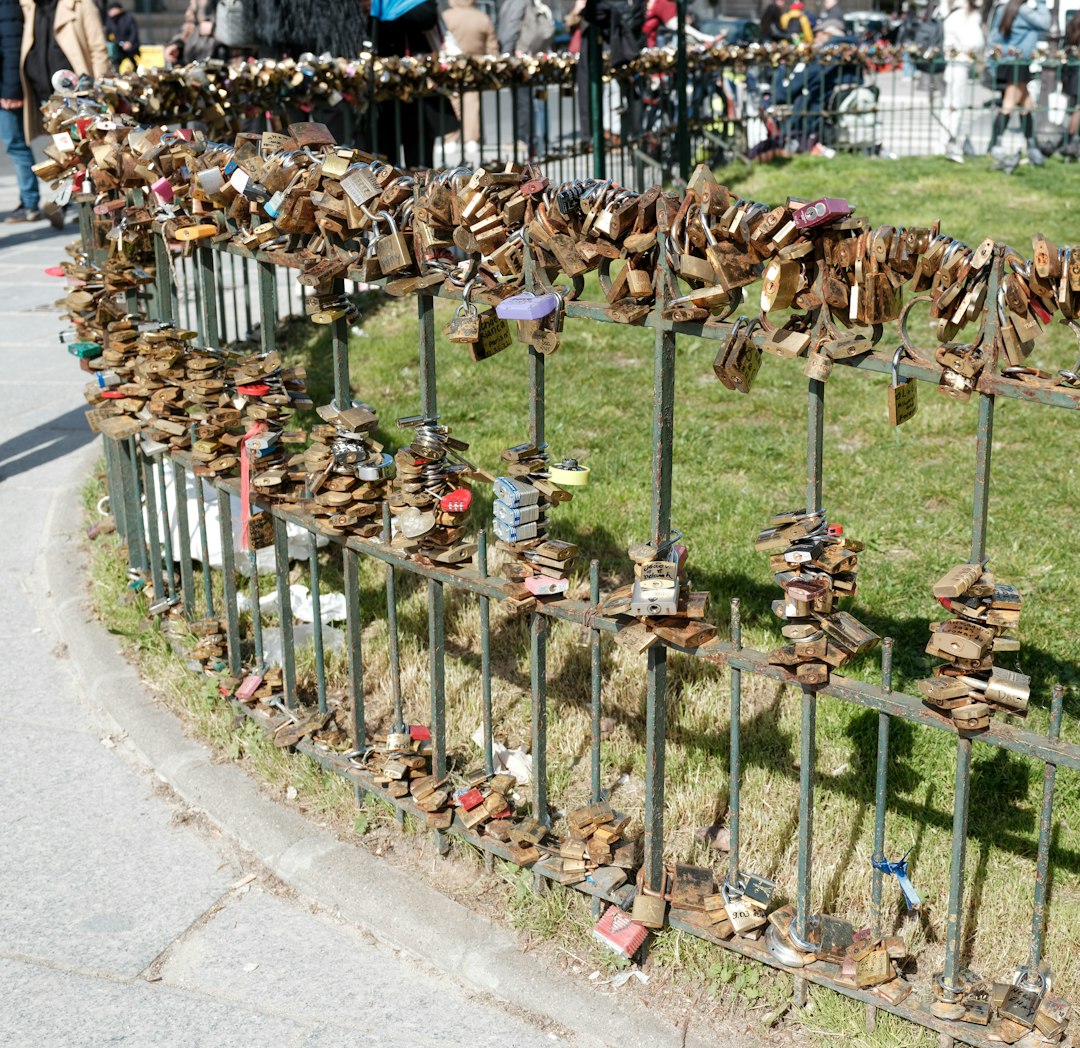 An assemblage of thiccc brass padlocks, each vying for dominance in a crowded marketplace.