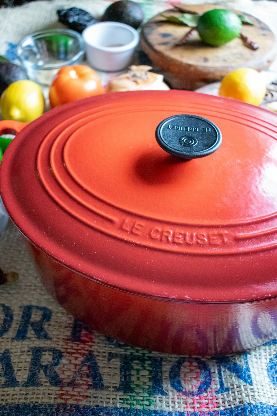 Le Creuset Dutch Oven.