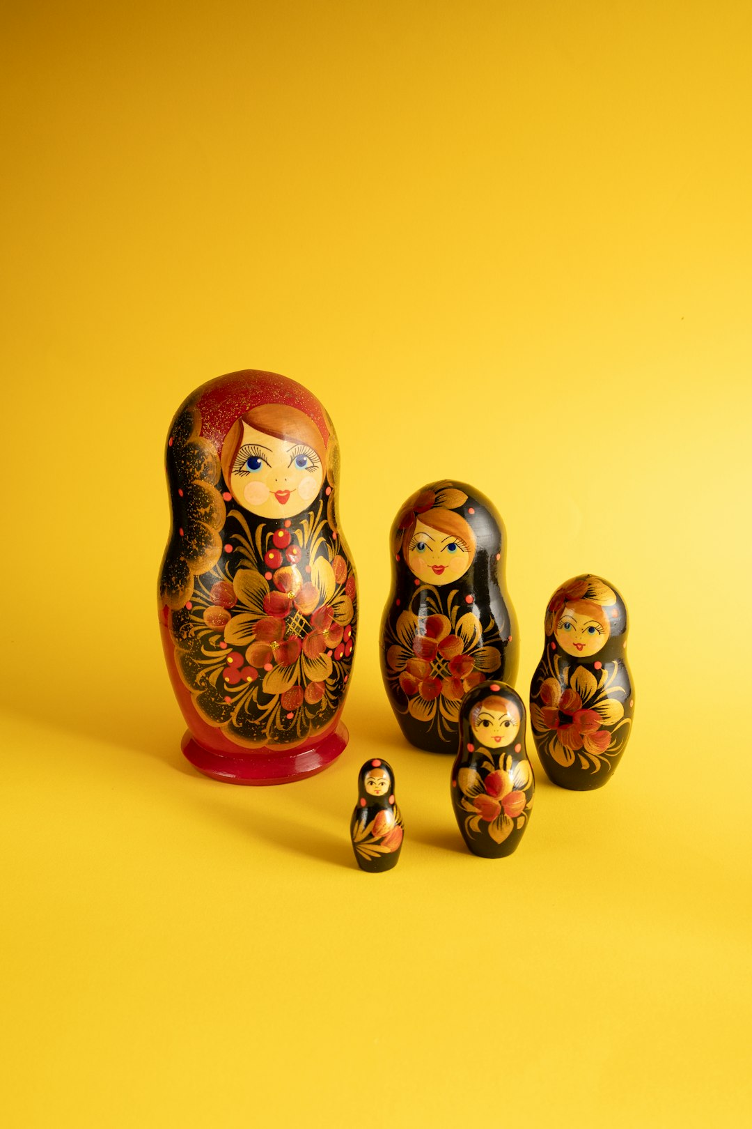Set of Matryoshka dolls.