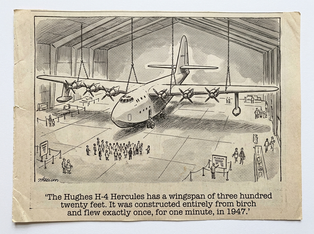 Hughes H-4 Hercules (Spruce Goose) editorial panel