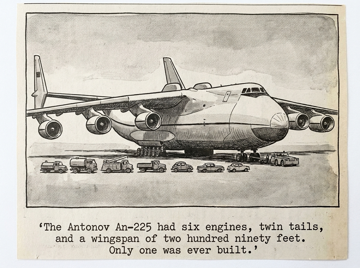 Antonov An-225 Mriya editorial panel