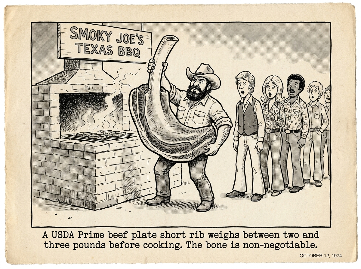 USDA Prime beef short rib editorial panel