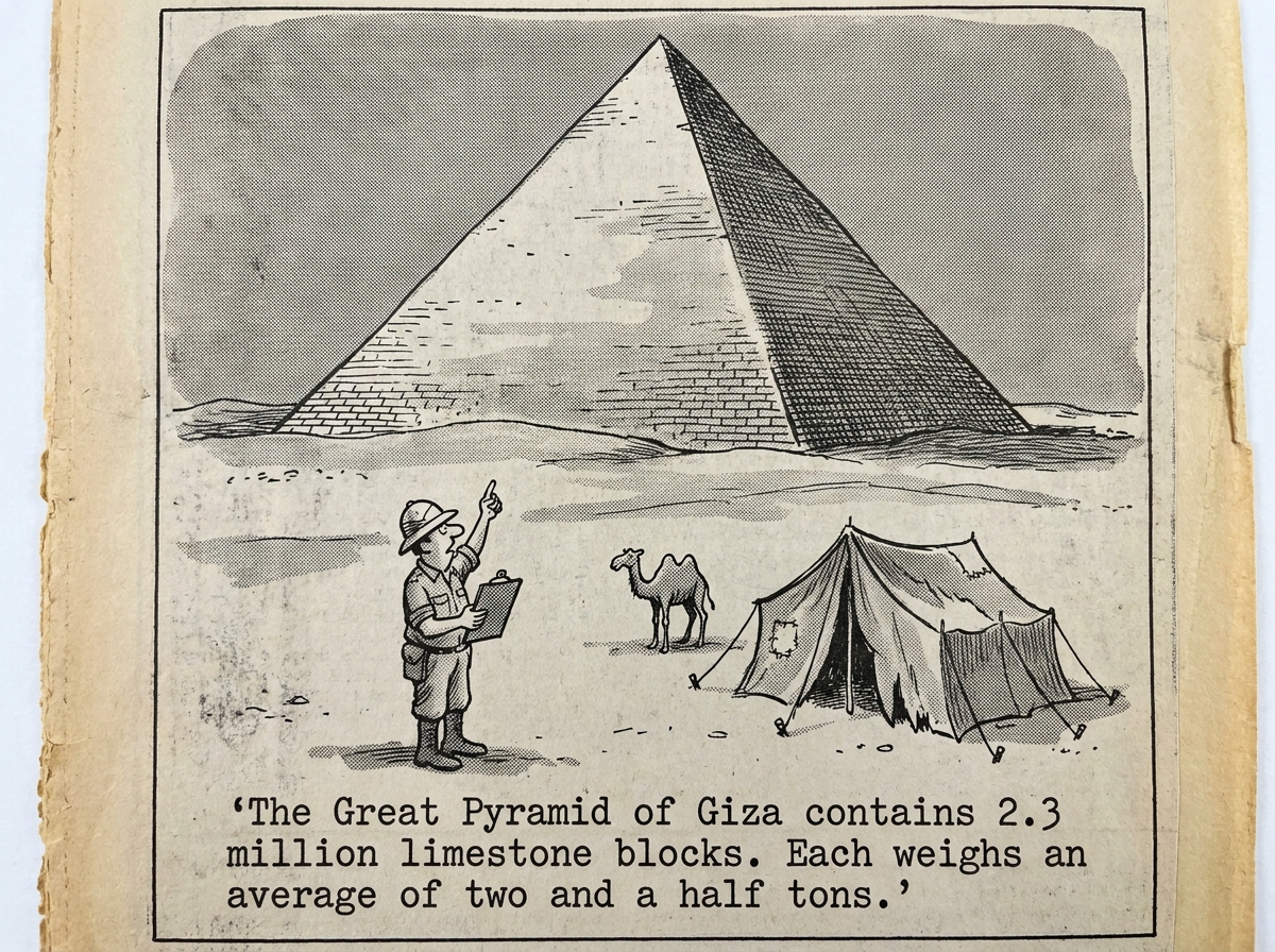 Great Pyramid of Giza editorial panel