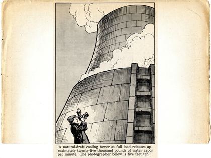Natural-draft cooling tower editorial panel