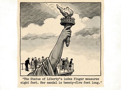 Statue of Liberty torch editorial panel