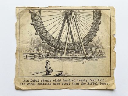 Ain Dubai observation wheel editorial panel