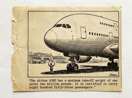 Airbus A380 editorial panel