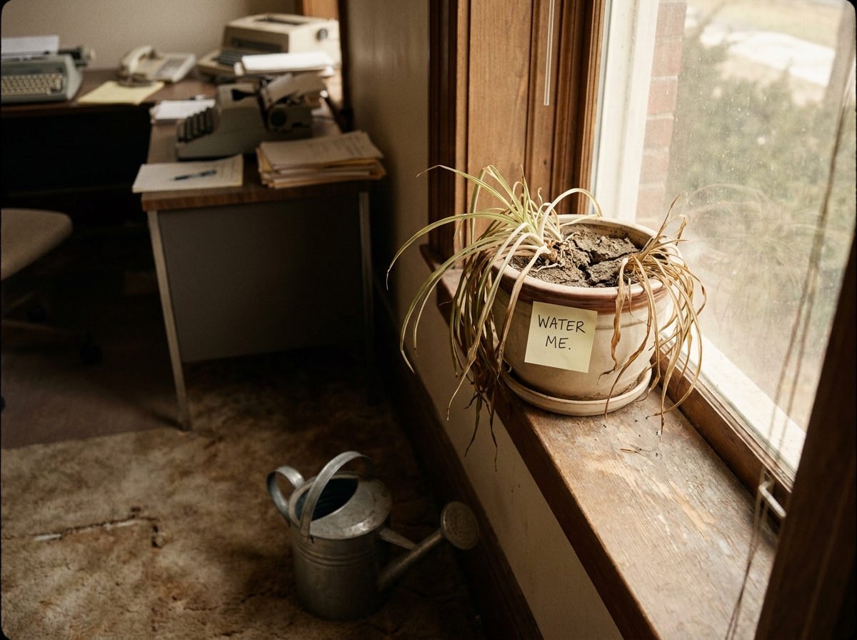 The plant in question, water-pending