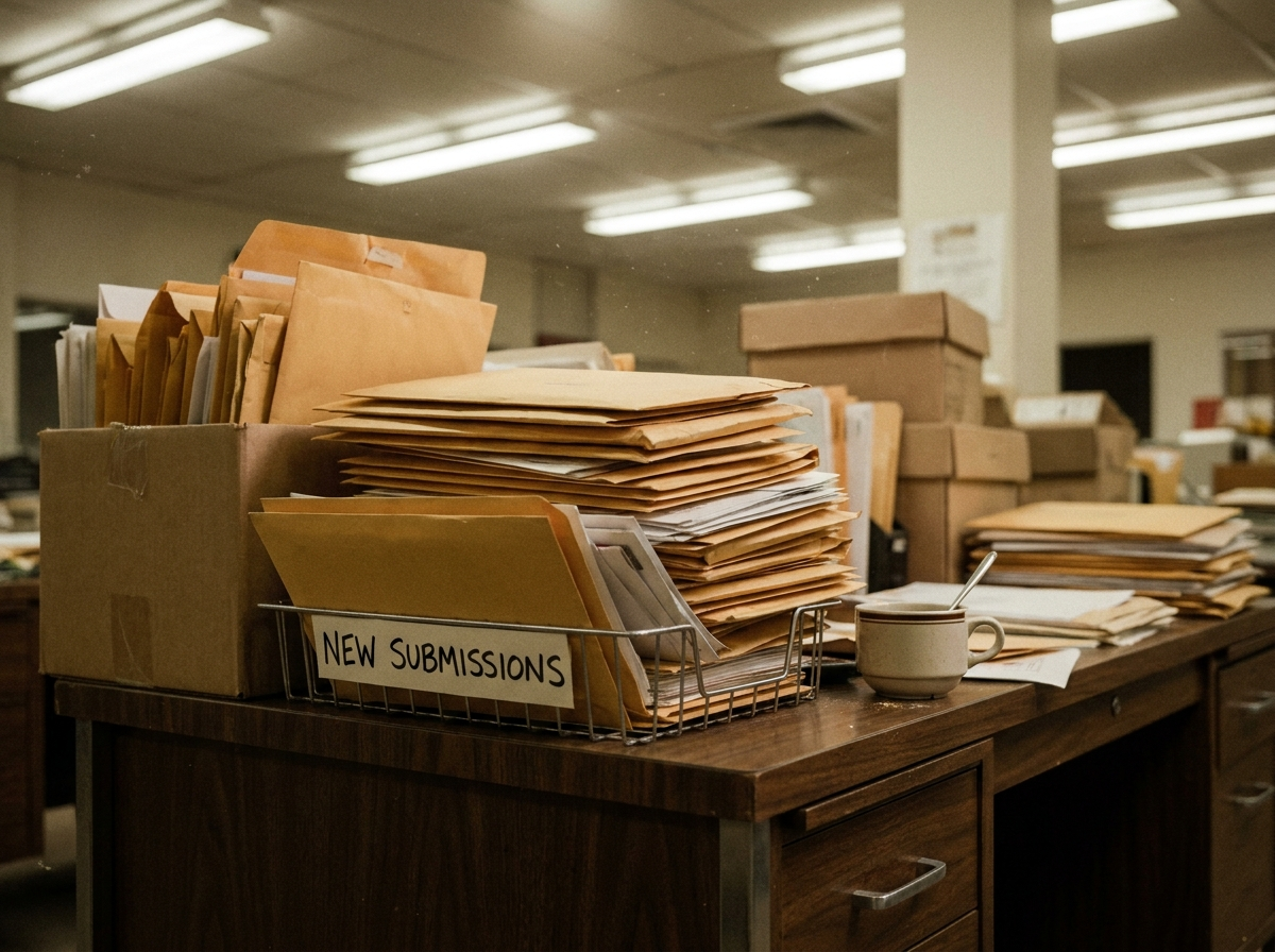 The mailroom, mid-week
