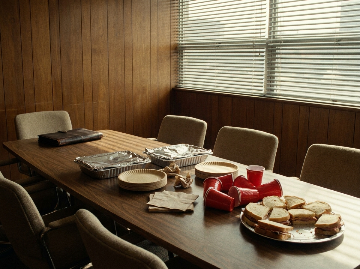 Conference room, post-event